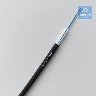 Duplex Fiber Optic Cable Single Mode CPRI 5.0mm Black LSZH FTTA Patch Cord Assembly