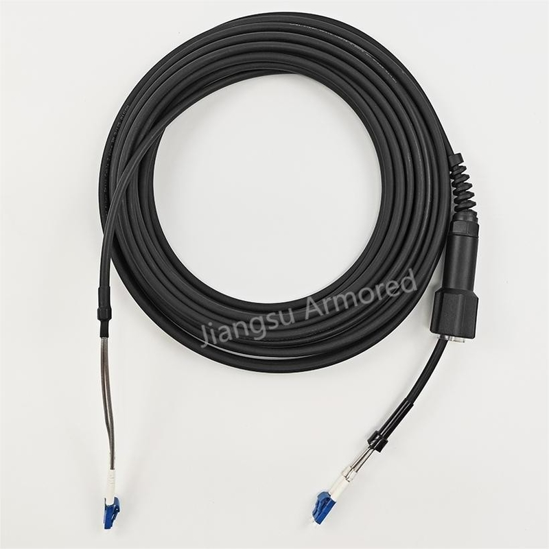 Single Mode CPRI Fiber Optic Patch Cord FTTA 40m 7.0mm LSZH PDLC  Base Station