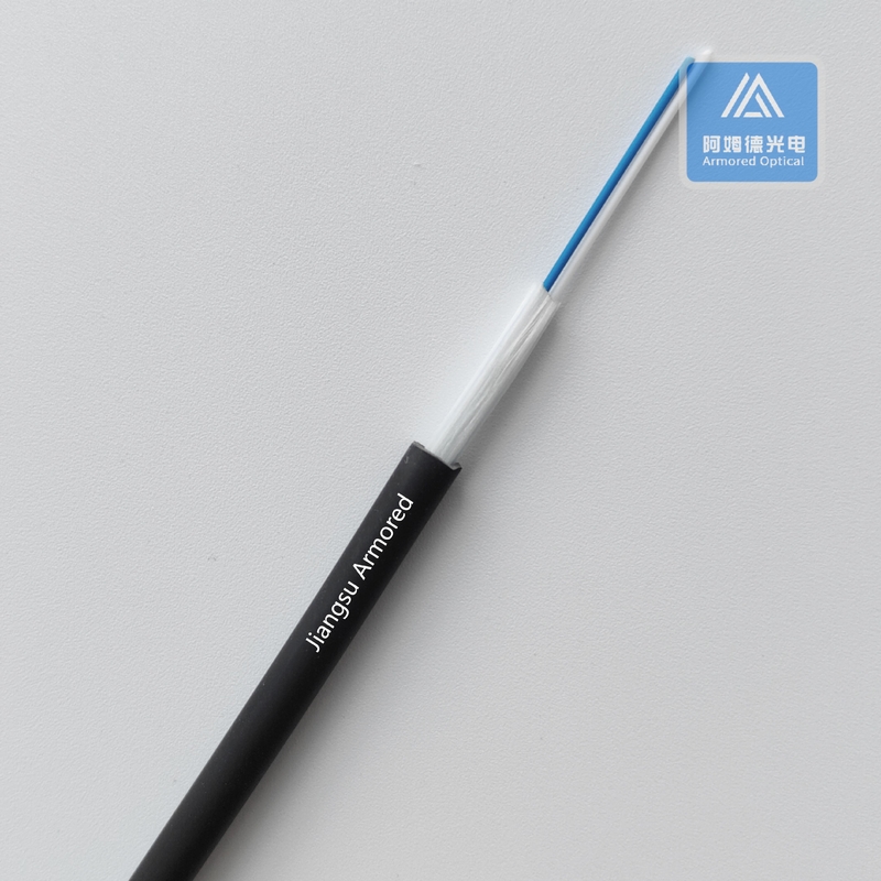 Duplex Fiber Optic Cable Single Mode CPRI 5.0mm Black LSZH FTTA Patch Cord Assembly