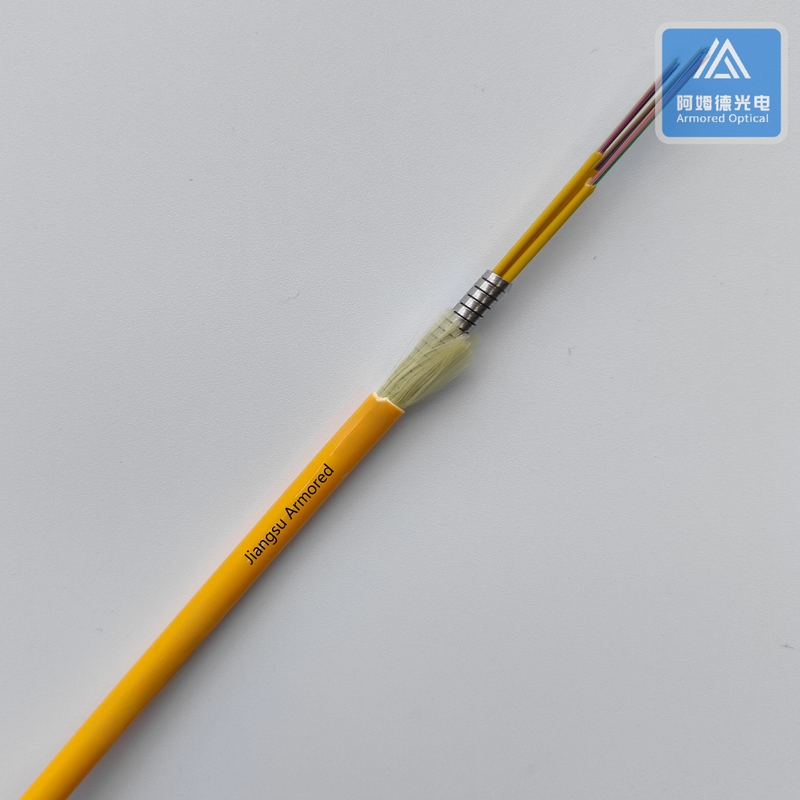36 Cores SM Armored Fiber Optic Cable Single Mode 5.5mm