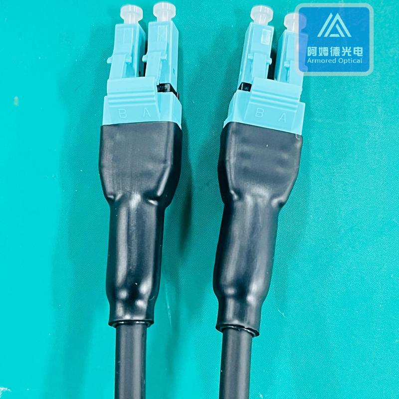 Duplex Multi Mode Armored CPRI Patch Cord With  Uniboot  Connector 5.0mm LSZH