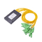 شکاف فیبر نوری جعبه ABS 1x16، شکاف فیبر نوری PLC کانکتور SC / APC